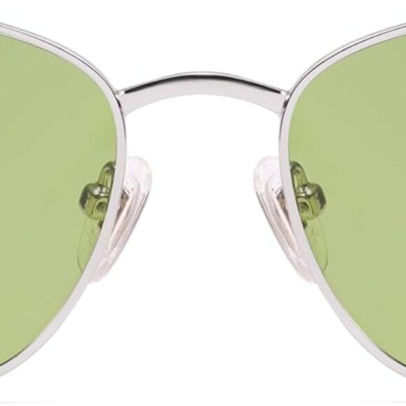 Oval Polarized Sunglasses Men Women Vintage 90s Style UV400 Protection - Picture 1 of 5